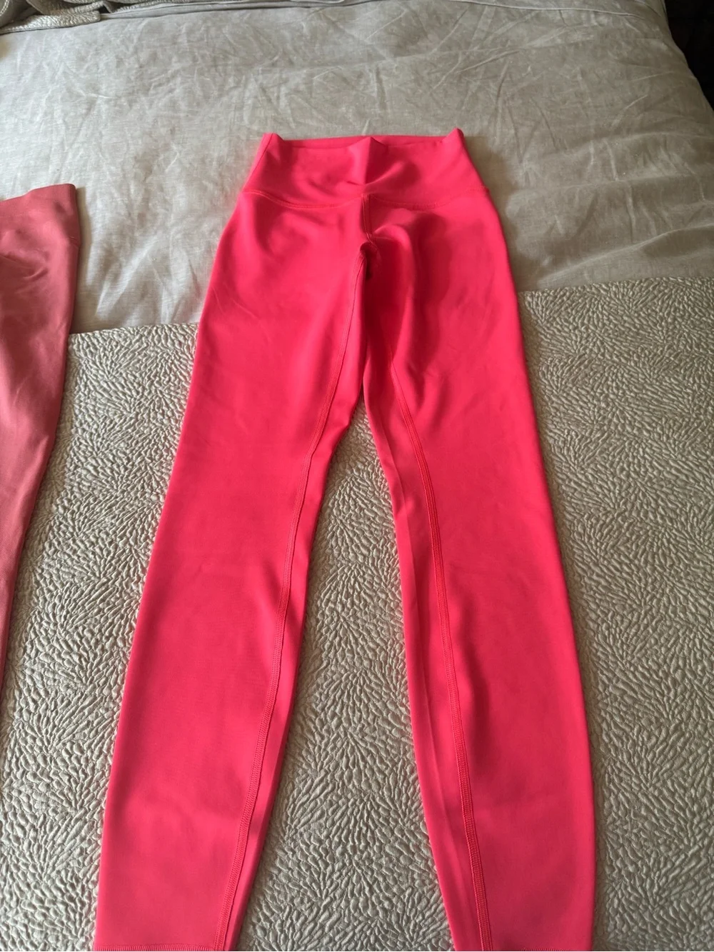 ALO Yoga Neon Pink High-Waist Leggings